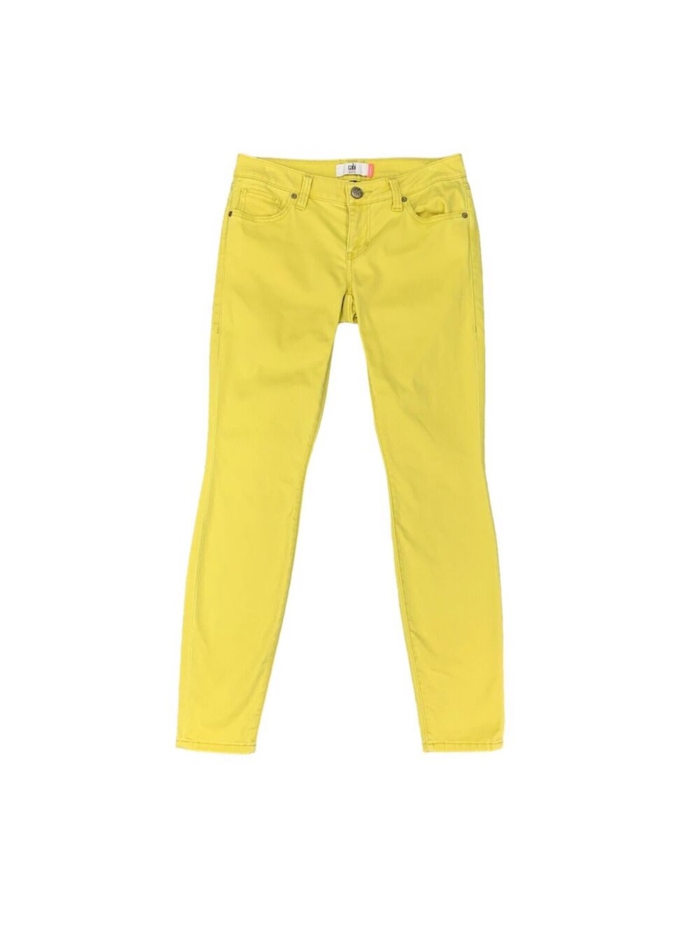 Cabi Jean Womens 4 Spongebob Skinny Cotton Blend 5 Pocket Stretch Denim Pant